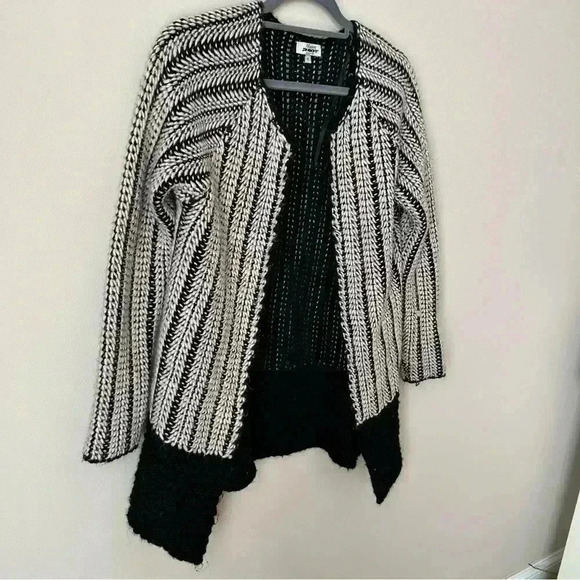 Maison Pholya Made In Italy Wool Alpaca Blend Open Front Cardigan Size Small - Picture 3 of 5